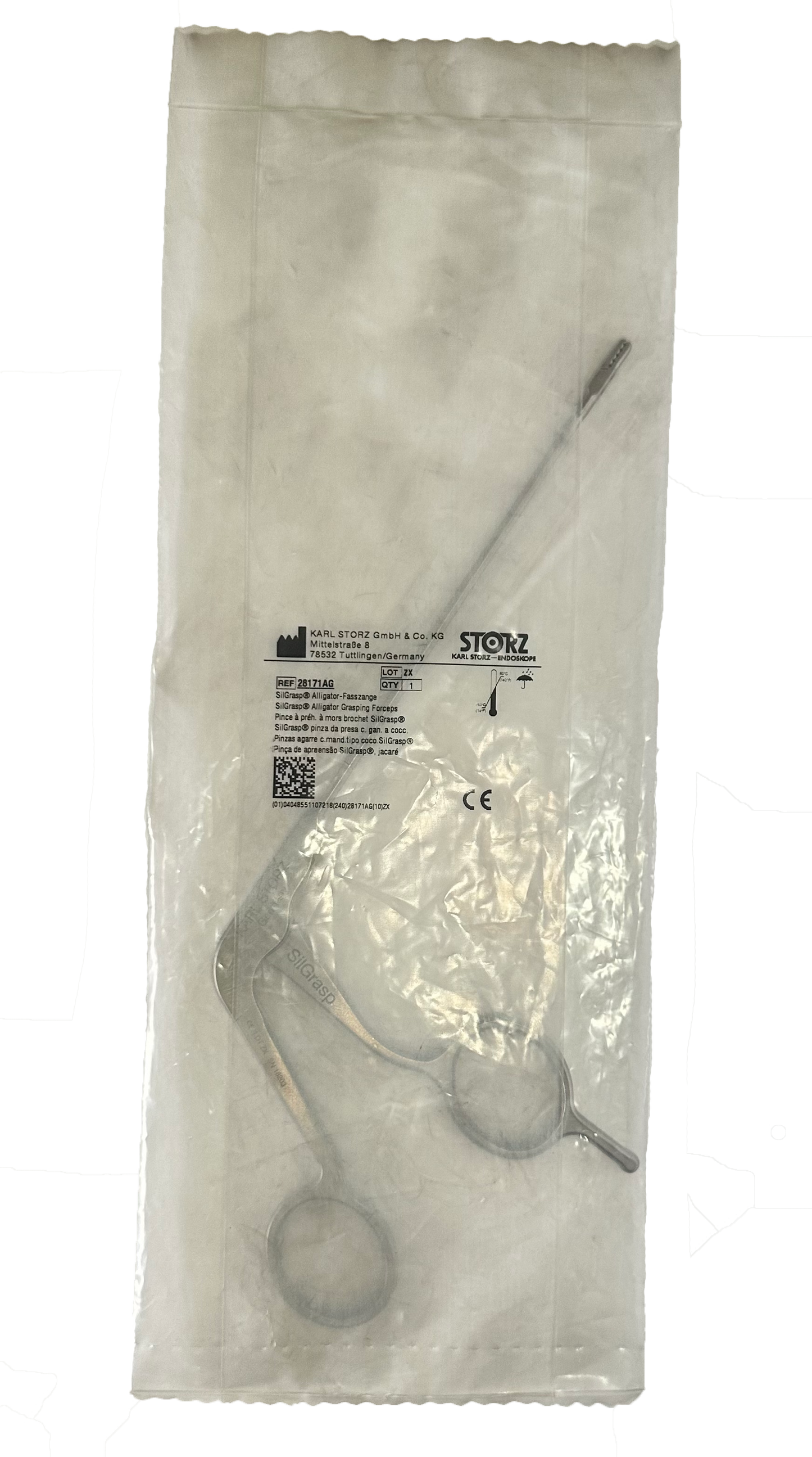 KARL STORZ SilGrasp Alligator Grasper - (28171AG)