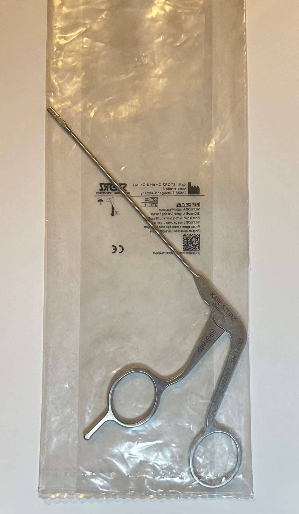 KARL STORZ SilGrasp Alligator Grasper - (28171AG)