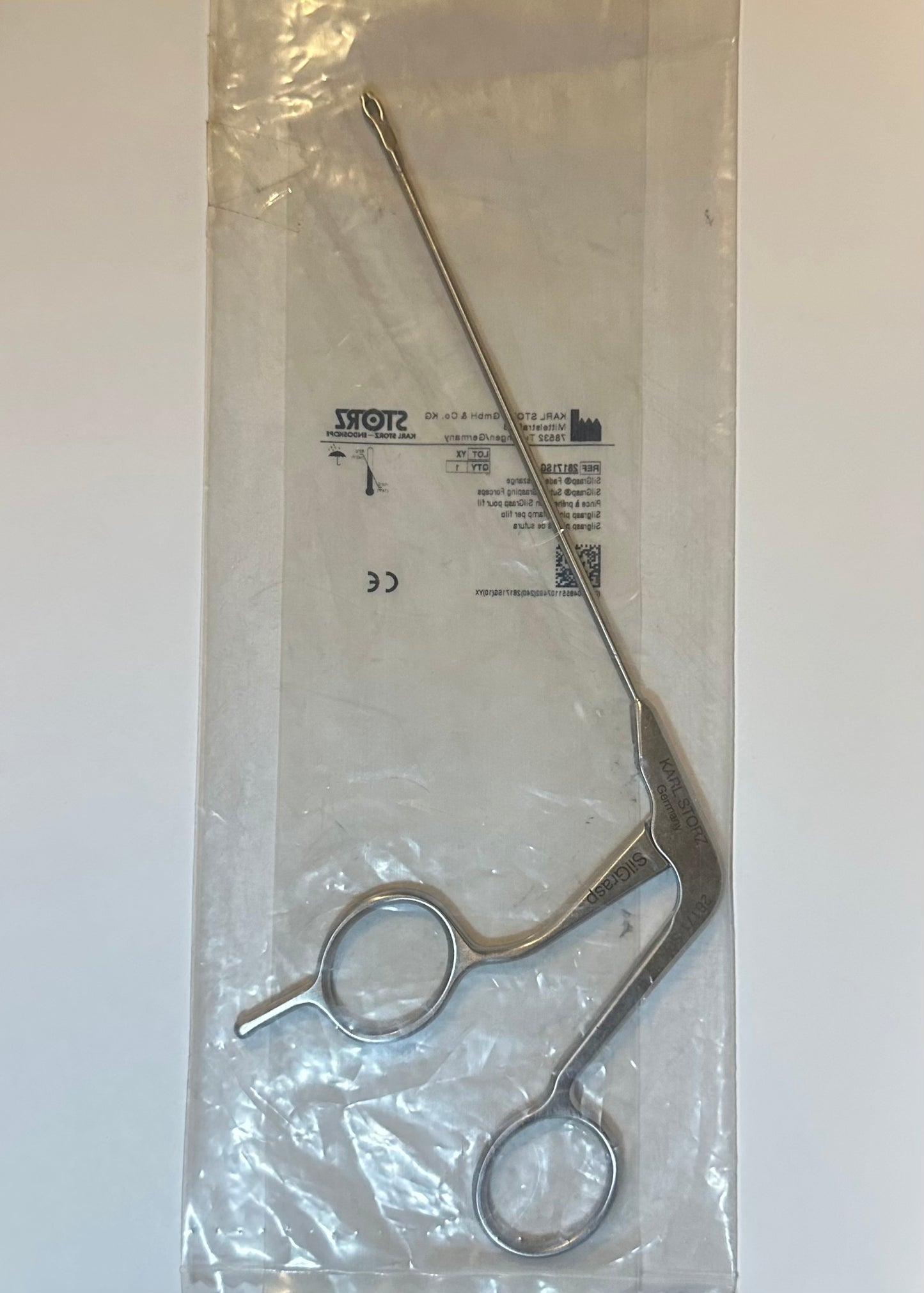 KARL STORZ SilGrasp Suture Grasping Forceps - 28171SG