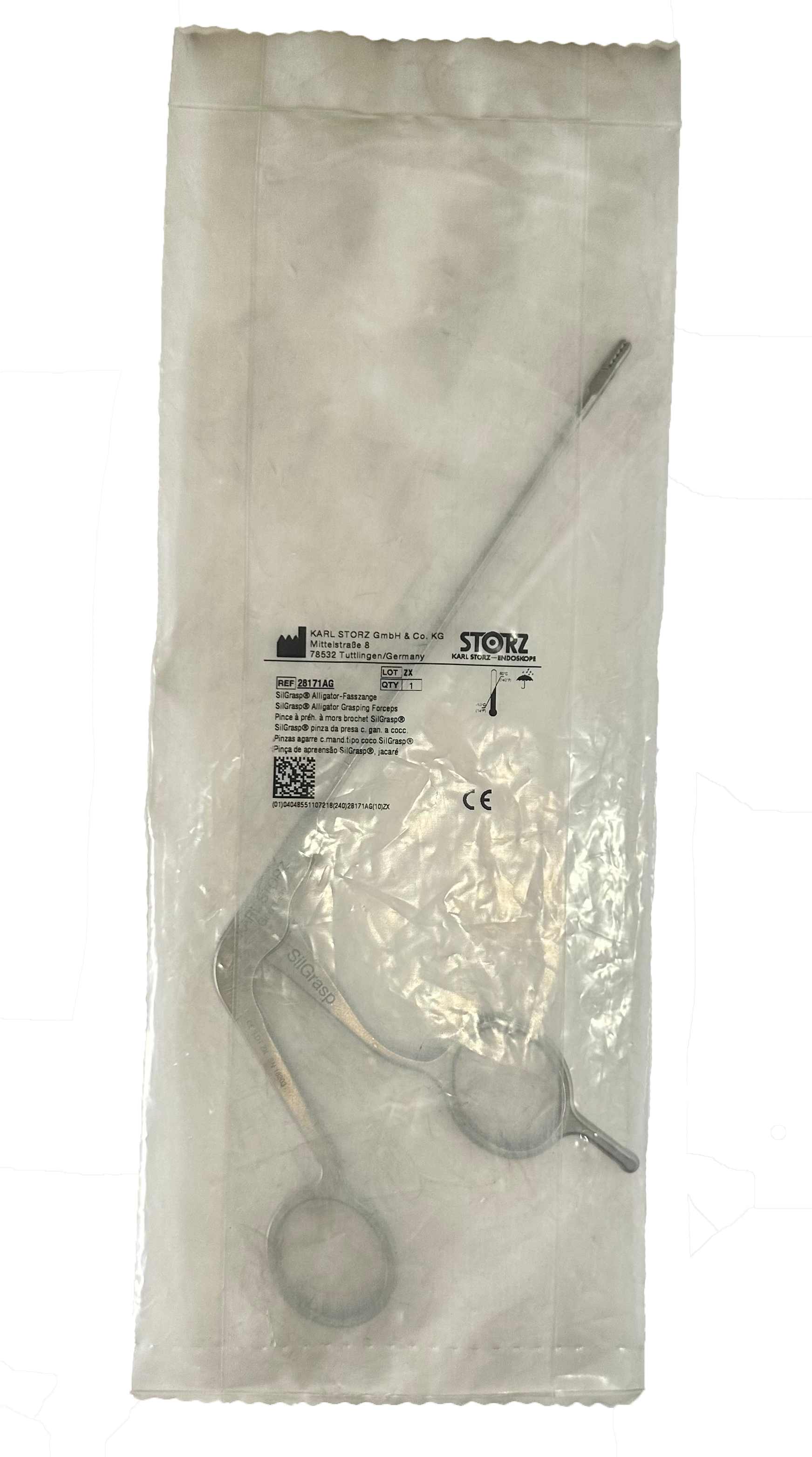 KARL STORZ SilGrasp Alligator Grasper - (28171AG)