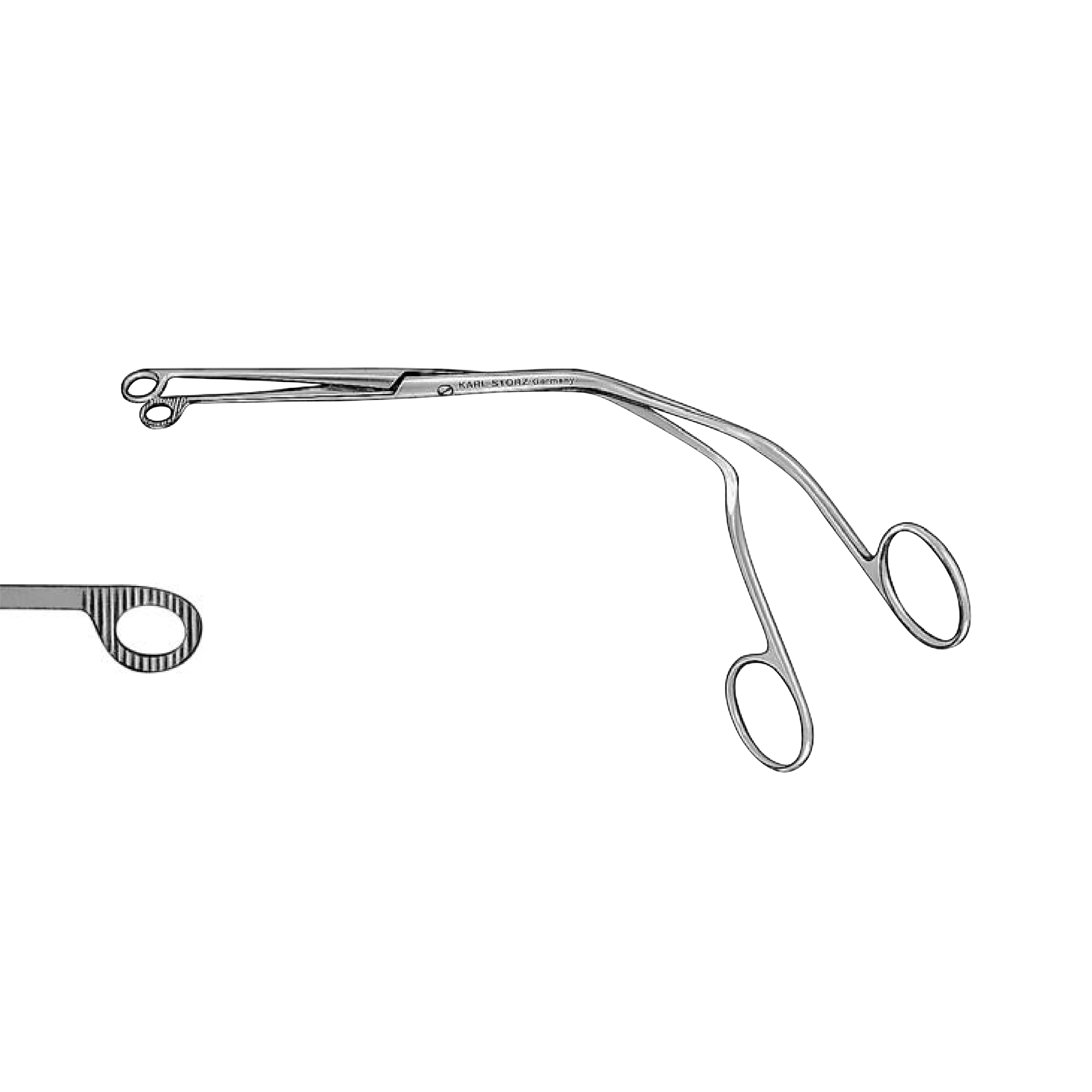 KARL STORZ  MAGILL Forceps, Modified by BOEDEKER - (809125)
